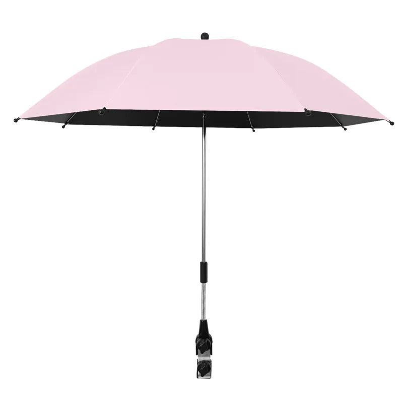 Universal UV Protection Sun and Rain Umbrella for Baby Strollers Tricycles Convenient for Parents