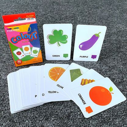 36Pcs Kid’s Cognition Cards