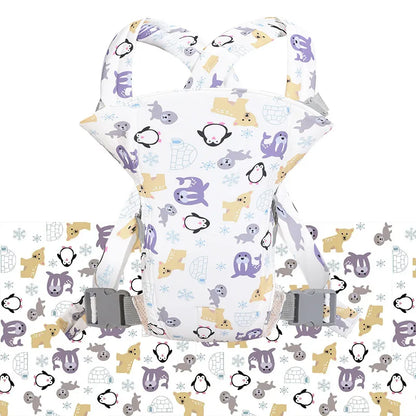 All-in-One Breathable Baby Carrier and Waist Stool