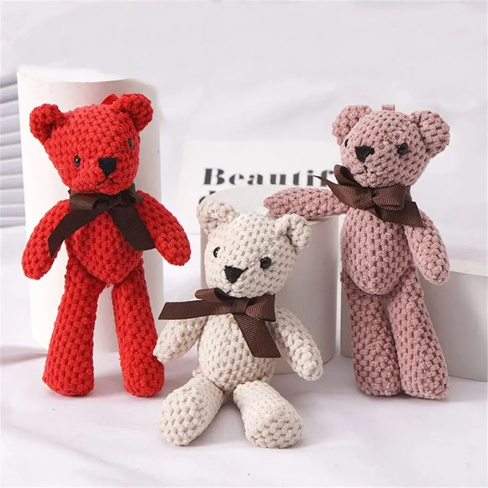 Adorable Bear Keyring & Mini Toy Gift