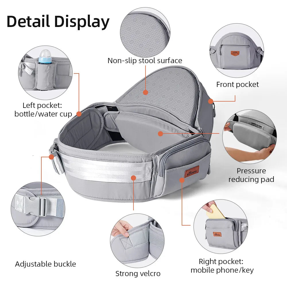 Convenient Ergonomic Baby Waist Seat Carrier