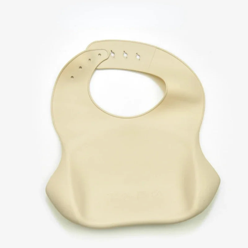 Baby Silicone Bibs, BPA-Free Waterproof Adjustable