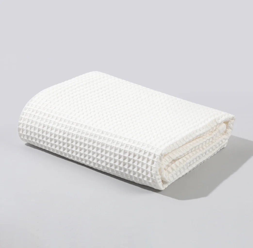 Soft Waffle Cotton Newborn Swaddle & Crib Blanket