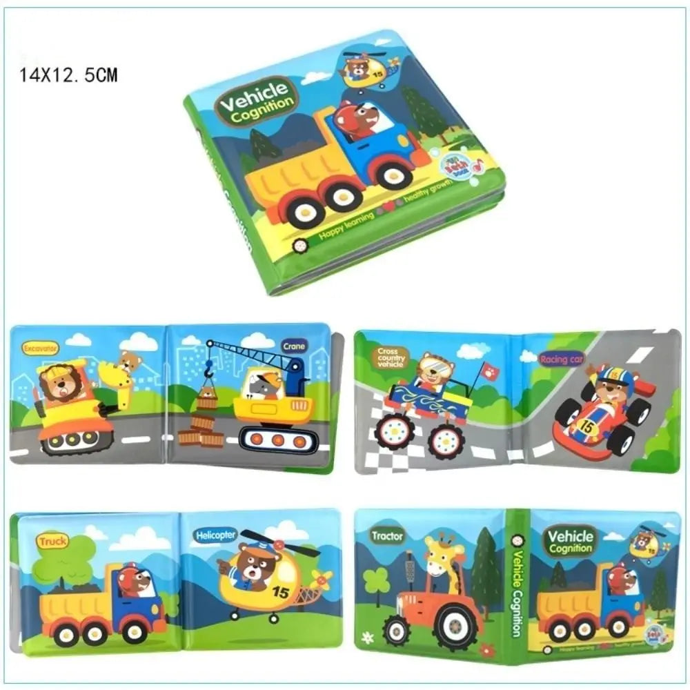 Waterproof Learning Animal & Number Bath Books