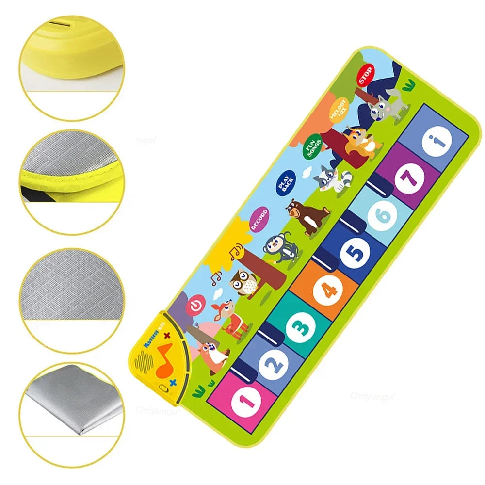 Musical Stepping Piano Play Mat for Parent-Child Interaction