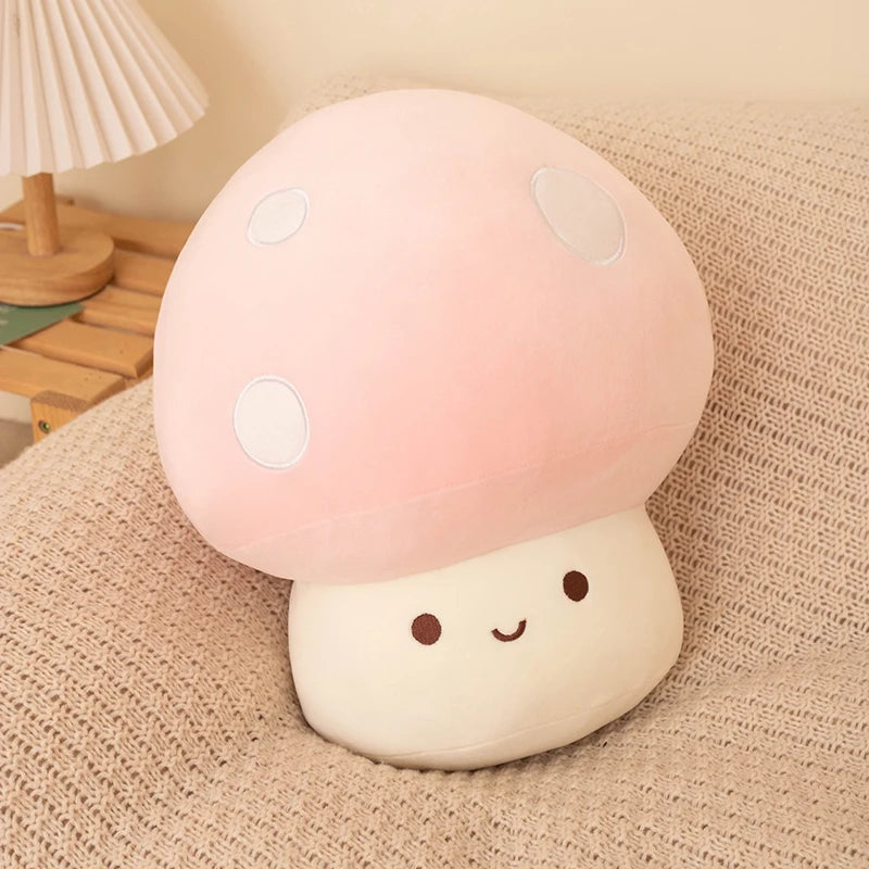 Kawaii Mushroom Plush – Soft Squishy Pillow Toy & Cute Gift for Kids