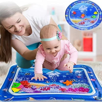 Baby Water Play Mat Inflatable Tummy Time Toy