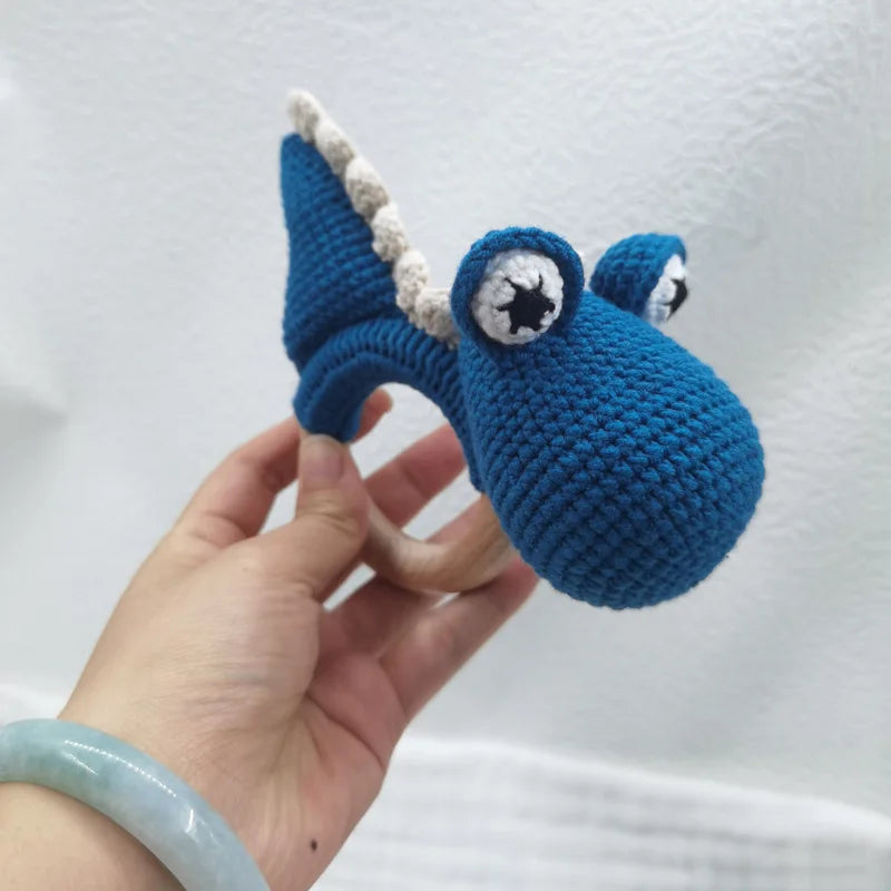 Handmade Amigurumi Cartoon Animal Baby Rattle