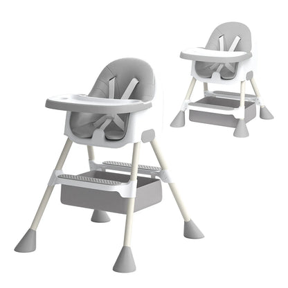 UBRAVOO 2-in-1 Baby High Chair (6 Months+): Detachable Tray & Footrest
