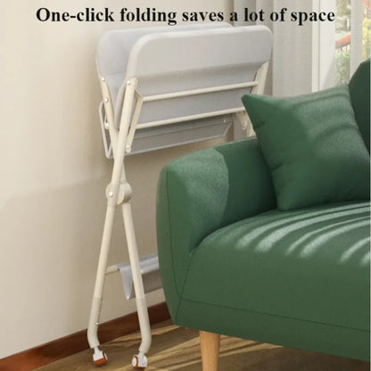 Space-Saving Folding Changing Table & Storage Center