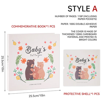 Baby Memory Book & Photo Album – First Year