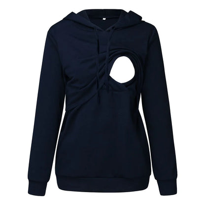 Women's Maternity/Nursing Hoodie Sweatshirt