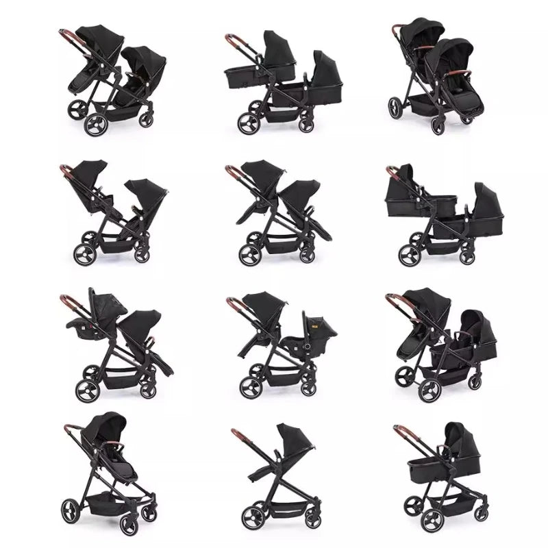 Foldable, Airline-Approved Stroller & Rider Combo