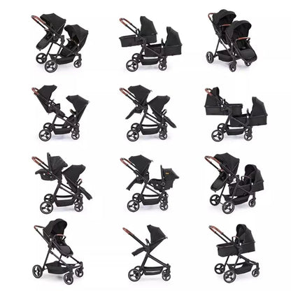 Foldable, Airline-Approved Stroller & Rider Combo