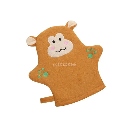 Kids' Shower Brush Gloves for Massage & Cleaning