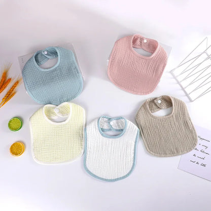 Solid Color Baby Bib/Apron