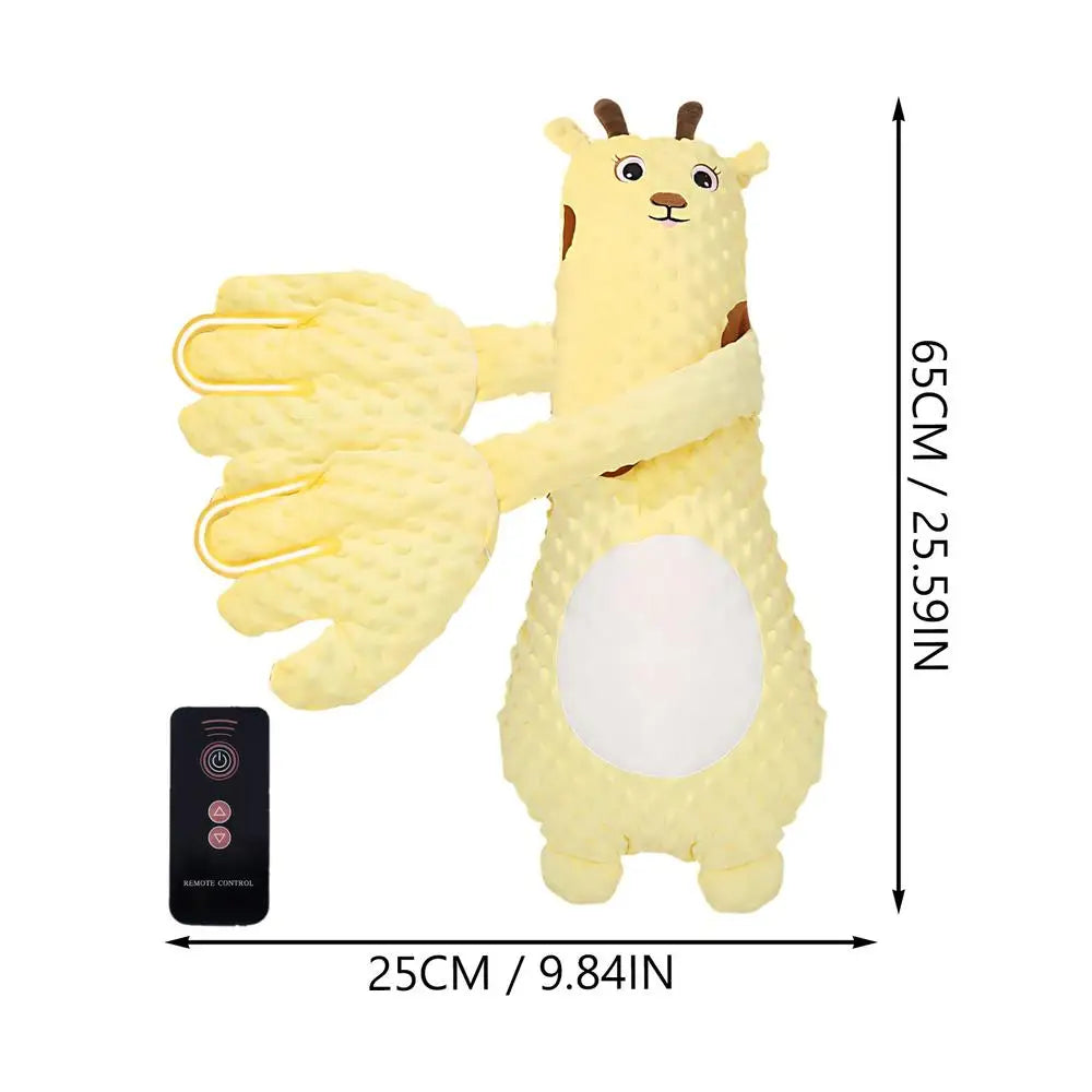 Remote Control Plush Bear Sleep Aid Pillow for Infants (65cm)