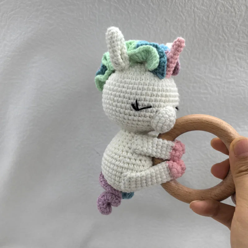 Knitted Lovely Animal Rattle