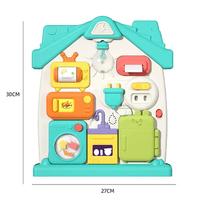 Montessori Sensory Busy Board with Lights & Music
