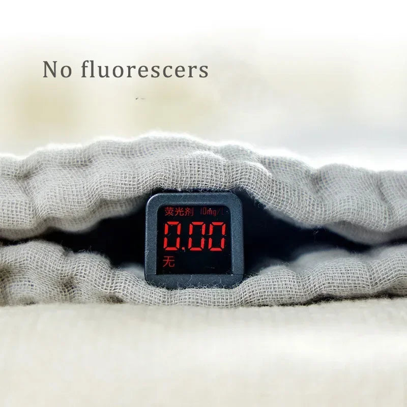 Soft 6-Layer Muslin Baby Bath Towel & Swaddle Wrap