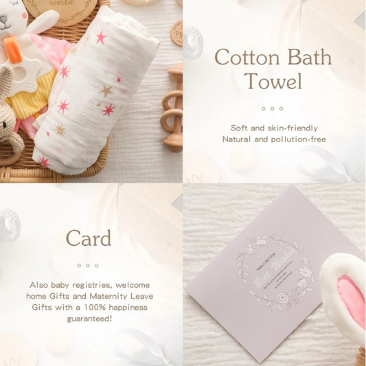 The Complete Baby Welcome Gift Basket (Infant Bath & Play Set).