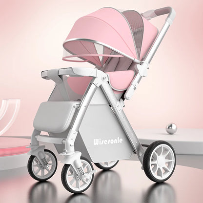 Lightweight Folding Two-way Baby Stroller