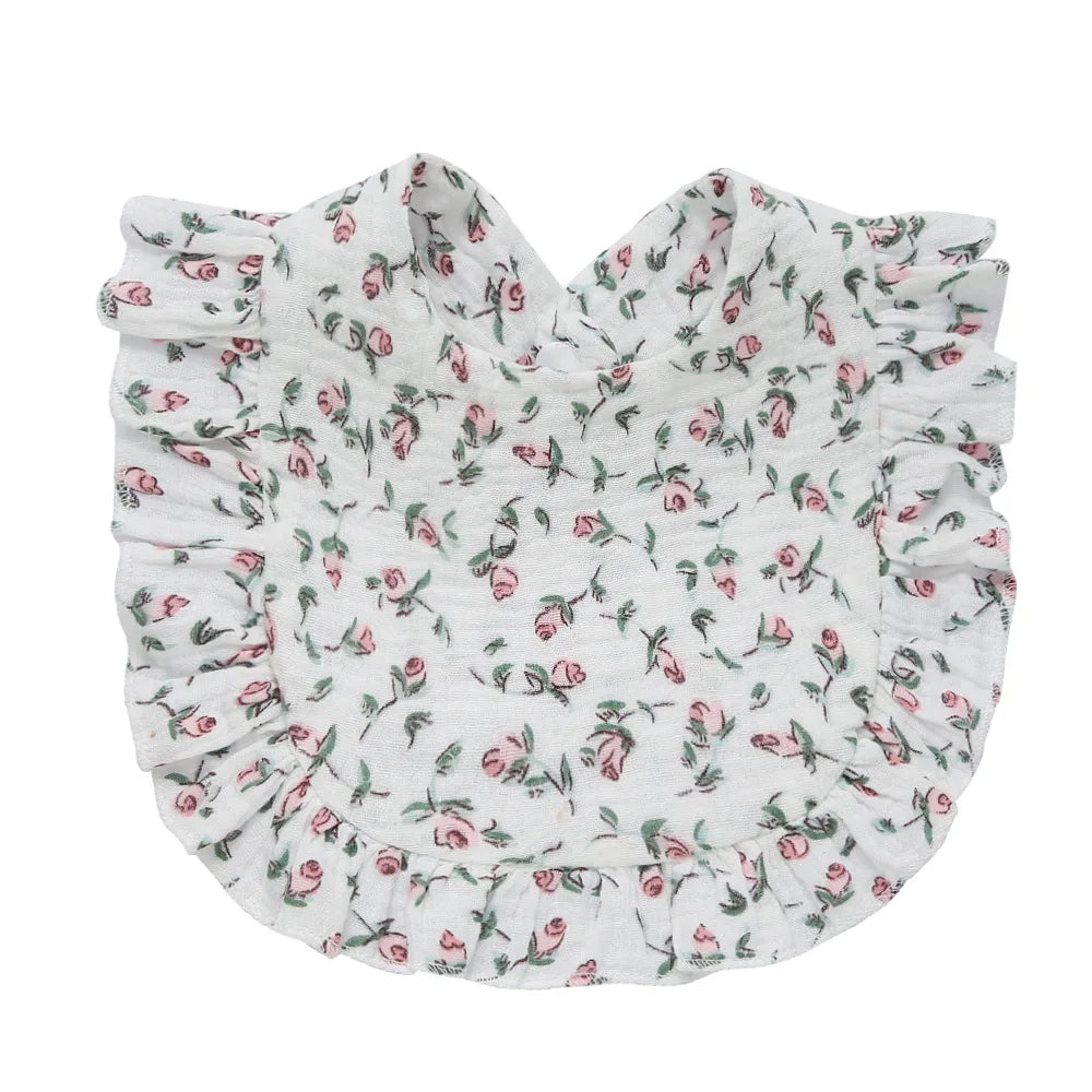 Cotton Muslin Baby Bibs for Newborns – Feeding, Drool & Burp Cloth Accessories