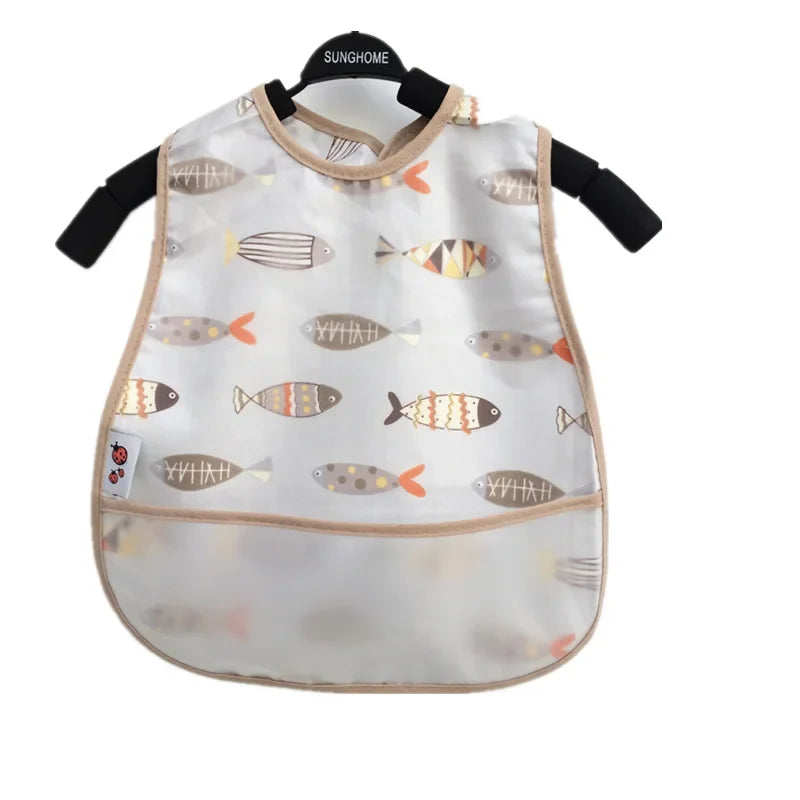 Adjustable Waterproof Bibs – Cute EVA Feeding Apron