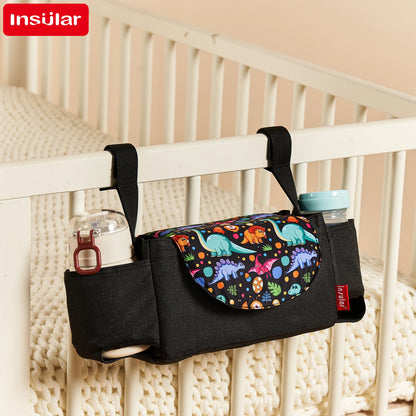 Mummy Milk Bottle Insulation Bag & Stroller Organizer