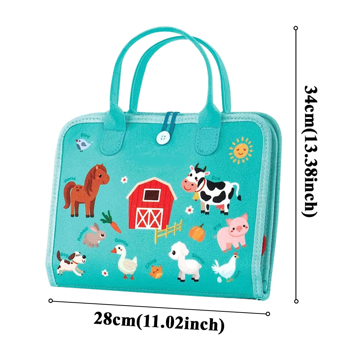 Baby Busy Board Sensory Toy for Fine Motor Skills