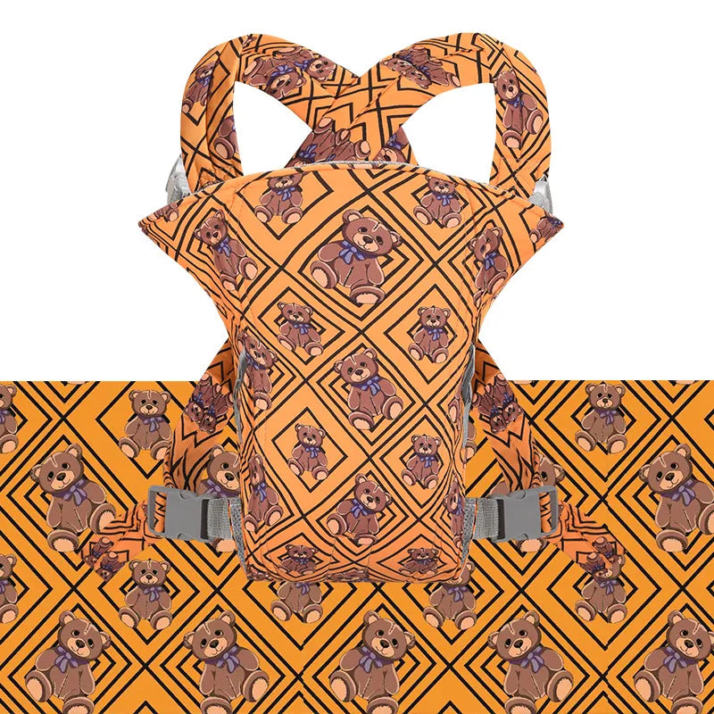 All-in-One Breathable Baby Carrier and Waist Stool