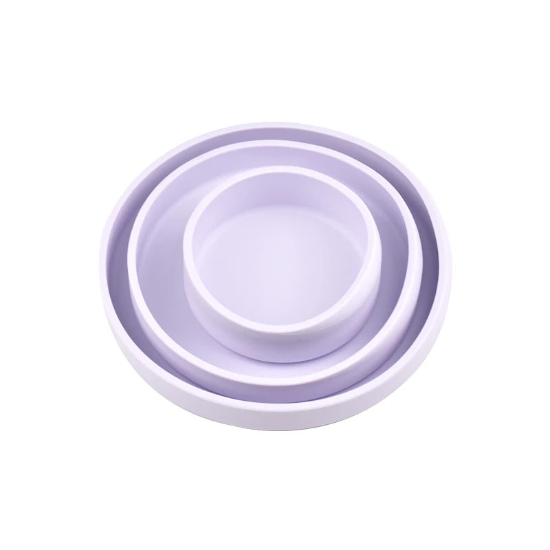 Thermostability Silicone Snack Plate & Dish Set (3PC)