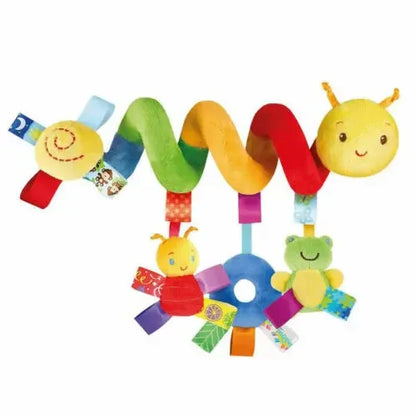 Soft Spiral Hanging Rattle & Mobile Toy for Crib/Stroller