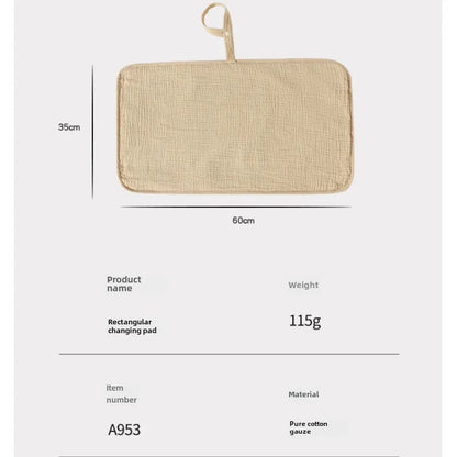 Portable Cotton Newborn Changing Mat & Mattress Protector