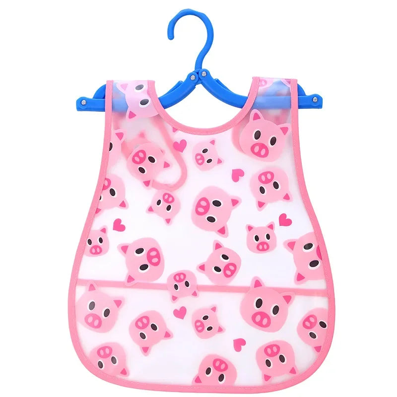 Adjustable Waterproof Bibs – Cute EVA Feeding Apron