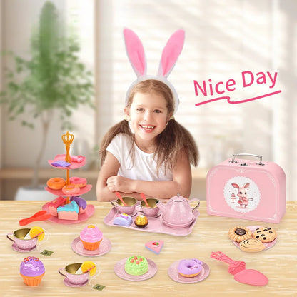 Simulation Afternoon Tea & Dessert Play Set for Kids