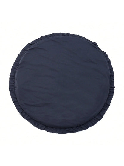 Soft Cotton Padded Baby Play Mat & Floor Carpet (Lace Trim)