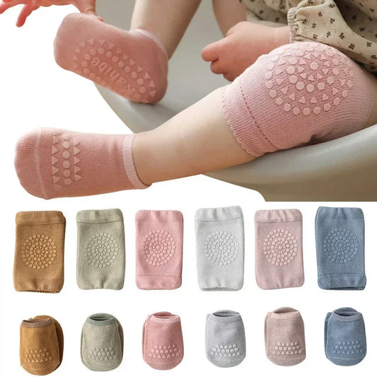 Baby Crawling Knee Pads & Anti-Slip Socks Set