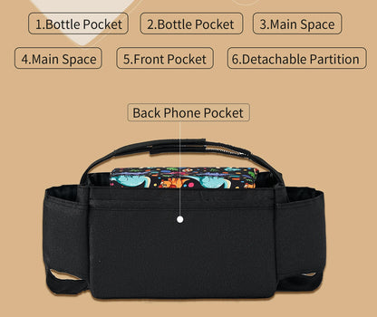 Mummy Milk Bottle Insulation Bag & Stroller Organizer