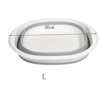 Portable Folding Plastic Multi-Use Wash Basin