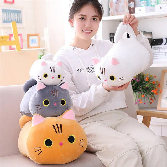 Cute Cat Plush – 20cm Soft Kawaii Pillow & Lovely Gift for Kids