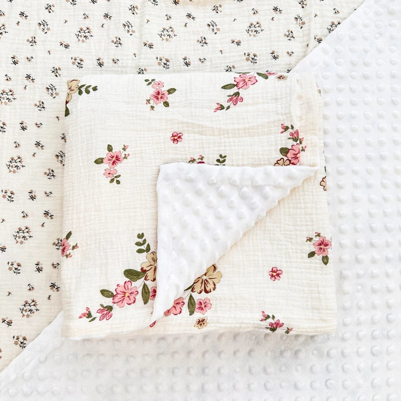 Pure Cotton Newborn Blanket Warm And Comfortable