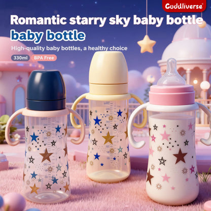 Large Capacity Anti-Fall PP Star Feeding Bottle
