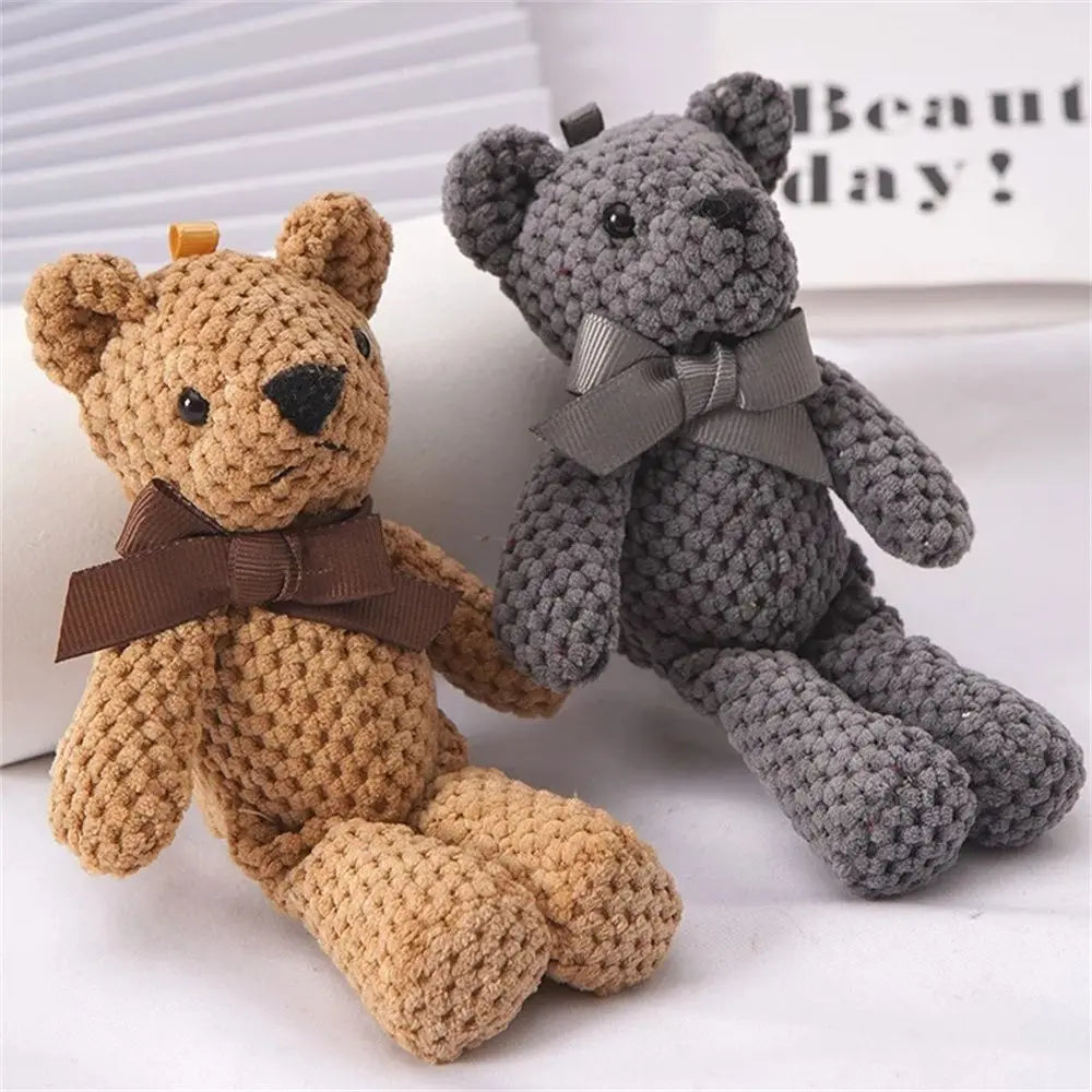 Adorable Bear Keyring & Mini Toy Gift