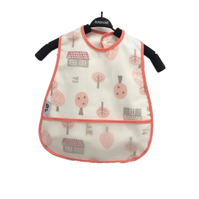Adjustable Waterproof Bibs – Cute EVA Feeding Apron