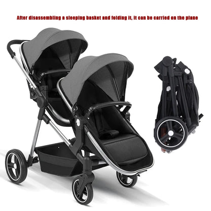 Foldable, Airline-Approved Stroller & Rider Combo