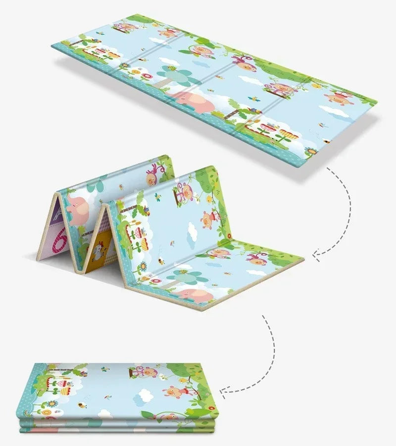 Large Double-Sided Foam Play Mat (180x200cm)