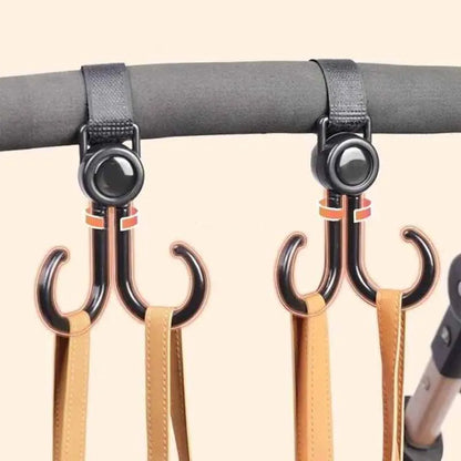 Multifunctional Portable Stroller & Pram Hooks (2 Pcs)