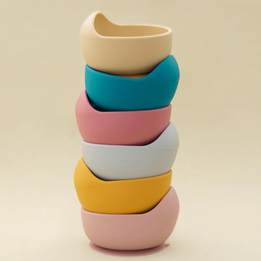 3-Piece Silicone Suction Baby Feeding Set