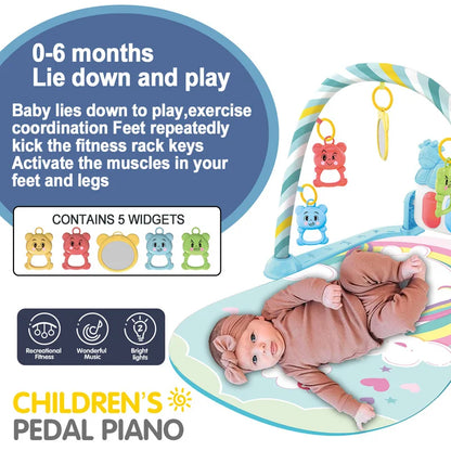 Infant Pedal Piano Keyboard Activity Mat